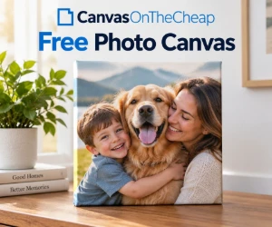 Free Photo Canvas from Canvas On The Cheap