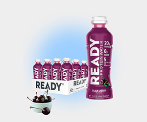 Free Ready Protein Water Black Cherry Sample