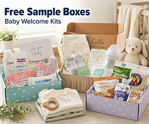 Free Sample Boxes and Baby Welcome Kits to Explore