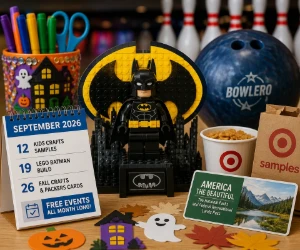 Free September 2026 Events: LEGO Batman, Kids Crafts, Bowling & More