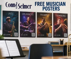 Free Set of Up to 4 Musician Posters for Classrooms