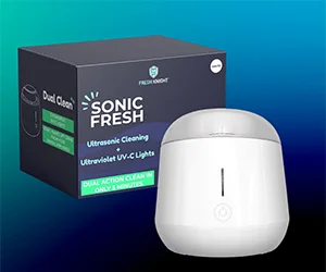 Free Ultrasonic UV Retainer Cleaner