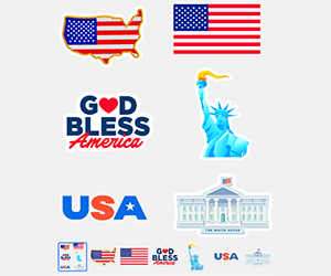 Free USA Sticker Pack Giveaway