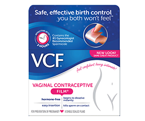 Free VCF Vaginal Contraceptive Film Sample