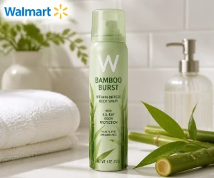 Free W Bamboo Burst Body Spray at Walmart