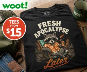 Fresh Apocalypse Later Graphic Tees at Woot From $15
