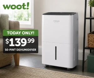Frigidaire Gallery 50-Pint Dehumidifier at Woot for $139.99 - One-Day Home Comfort Deal