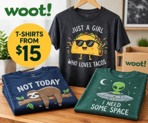 Funny & Offbeat Graphic T-Shirts From $15 at Woot