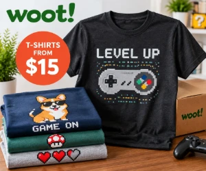 Funny Pixel-Art Graphic T-Shirts From $15 at Woot