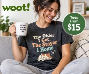 Funny Stay-at-Home Graphic Tees From $15 at Woot