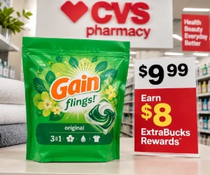 Gain Flings at CVS for $9.99 + Earn $8 ExtraBucks Rewards