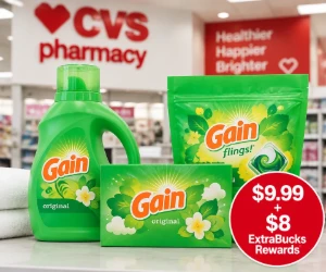 Gain Laundry Care for $9.99 + $8 ExtraBucks at CVS