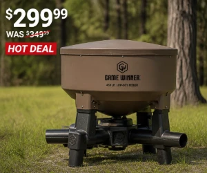 Game Winner 450-lb. Low-Boy Feeder for $299.99 at Academy, Down From $349.99