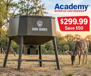 Game Winner 450-lb Low-Boy Feeder for $299.99 at Academy - Save $50