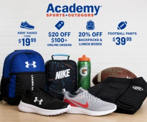 Gear Up for School & Sports at Academy: Kids’ Shoes From $19.99, $20 Off $100+ & More