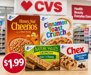 General Mills Cereal & Cereal Bars at CVS for $1.99