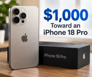Get $1,000 Toward an iPhone 18 Pro