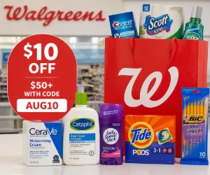 Get $10 Off $50+ at Walgreens With a Promo Code