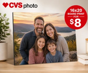 Get 16x20 Board Prints for $8 at CVS Photo - Ready-to-Display Photos on a Budget