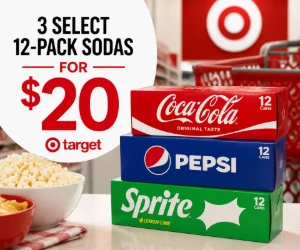 Get 3 Select 12-Pack Sodas for $20 at Target - Easy Drink Stock-Up