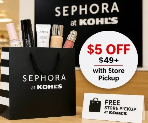 Get $5 Off $49+ Sephora at Kohl’s with Store Pickup