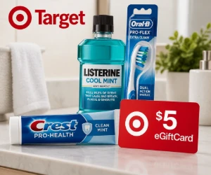 Get a $5 Target eGiftCard With 3 Oral Care Products