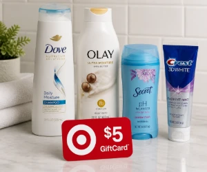 Get a $5 Target GiftCard With 4 Personal Care Items