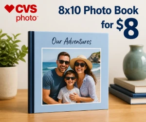 Get an 8x10 Photo Book for $8 at CVS Photo - A Personalized Keepsake on a Small Budget