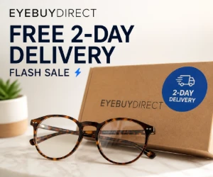 Get Free 2-Day Delivery at EyeBuyDirect - Flash Sale