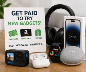 Get Paid to Try New Gadgets - Earn Cash, Gift Cards & Freebies!