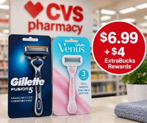 Gillette & Venus for $6.99 + $4 ExtraBucks at CVS