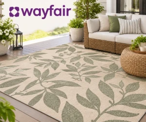Grab This $186.99 Indoor/Outdoor Rug at Wayfair and Save $47 Today