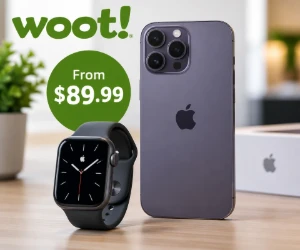 Grade A iPhones & Apple Watches From $89.99 at Woot