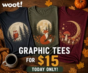 Graphic Tees for $15 at Woot - Fall on the Forest Moon Designs