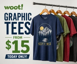 Graphic Tees From $15 at Woot - New Shirts for Lookin’ Good