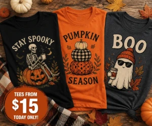 Graphic Tees From $15 at Woot - Spooky Fall Fun for Less
