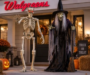 Groundbreaker Skeleton or Animated Witch for $99.99 at Walgreens