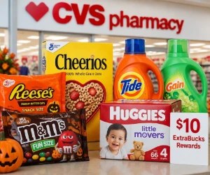 Halloween Candy 2nd Bag $1, Cereal $2.49, $10 ExtraBucks on Laundry & More - CVS Deals