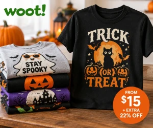 Halloween Graphic Shirts From $15 + Extra 22% Off