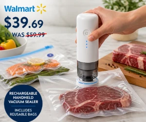 Handheld Vacuum Sealer for $39.69 at Walmart - Save $20.30