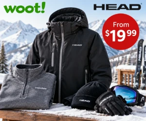 HEAD Ski Jackets, Fleece & Winter Gear From $19.99 at Woot