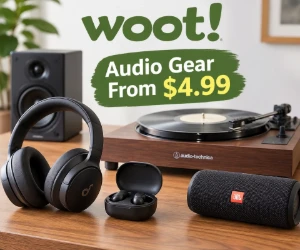 Headphones, Turntables & Audio Gear From $4.99 at Woot