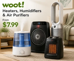 Heaters, Humidifiers & Air Purifiers From $7.99 at Woot - Get Ready for Cooler, Drier Air