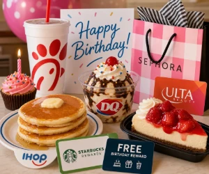 How to Get Free Birthday Food, Treats, Gifts & More
