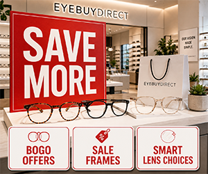 How to Save at EyeBuyDirect With BOGO Offers, Sale Frames and Smart Lens Choices