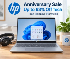 HP Anniversary Sale: Up to 63% Off Tech + Free Shipping