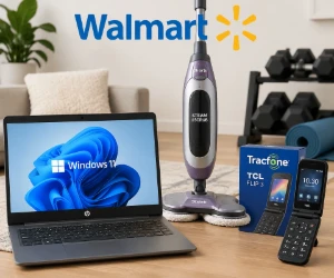 HP Laptop $199 (Was $259), Shark Steam Mop $98.74, Tracfone $19.88 & More - Walmart Deals