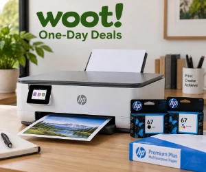 HP Printers, Ink & Printing Essentials at One-Day Woot Prices