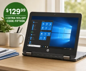 HP ProBook x360 11 G6 EE 2-in-1 Laptop at Woot for $129.99 + Extra 15% Off