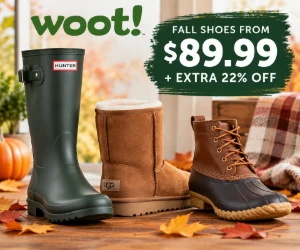 Hunter, UGG & More Fall Shoes From $89.99 + Extra 22% Off